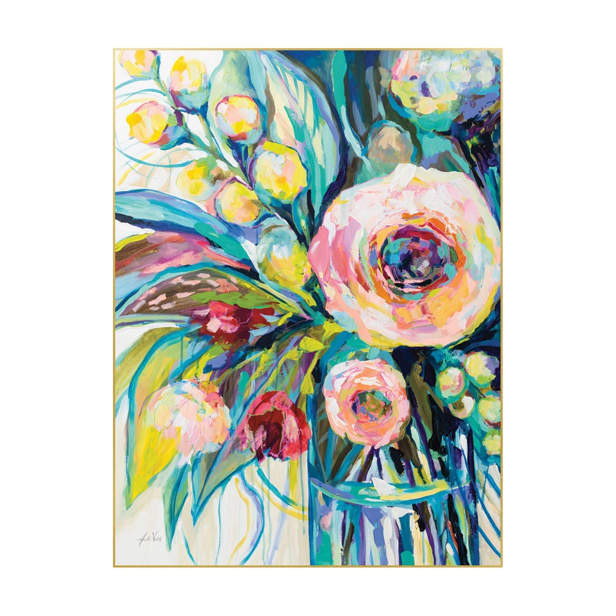 Pink Delights birthday card by Pictura featuring cheerful pink floral design, perfect for celebrating special occasions.